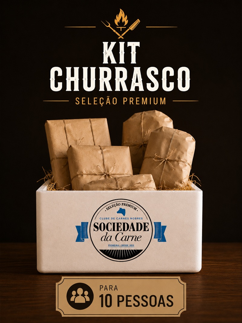 KIT CHURRASCO 10 PESSOAS - 4KG